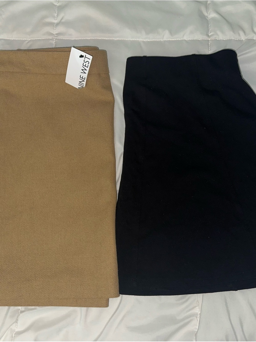 Nine West Black and Tan Skirt Bundle